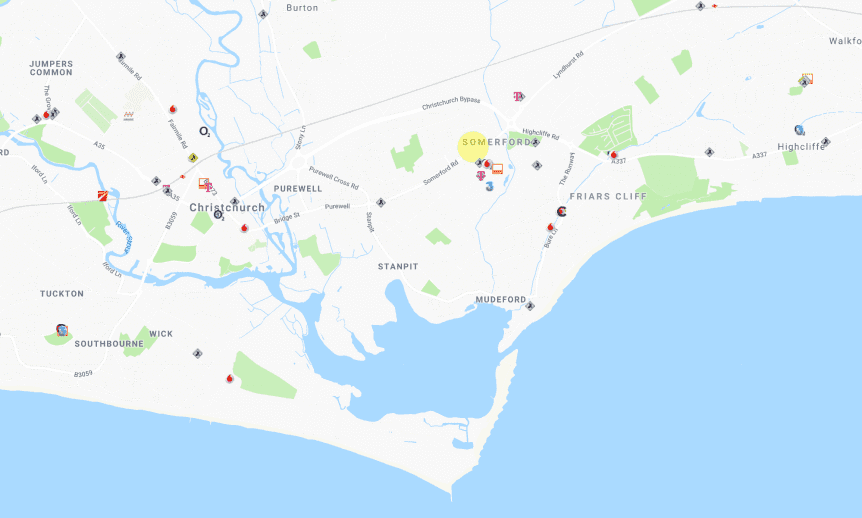 UK Mobile Network Coverage Masts