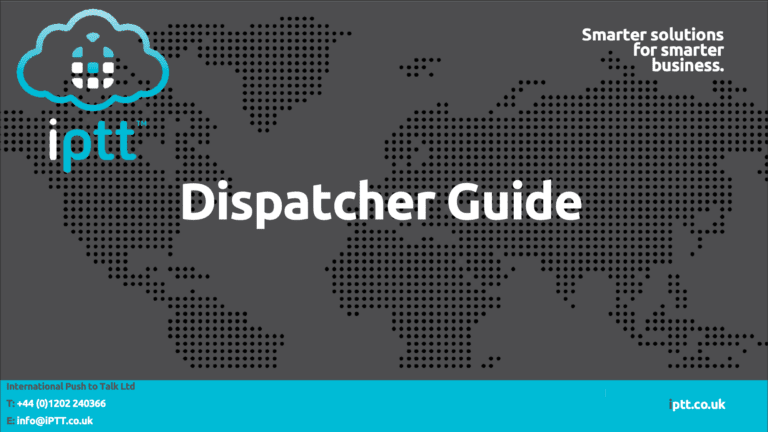 Navigate Your iPTT Dispatcher - A Comprehensive Guide